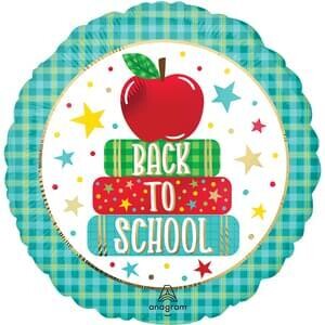 18" Back To School Apple & Books