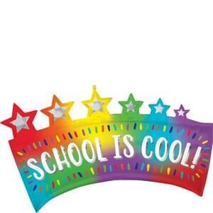 Ombre School Banner Super Shape