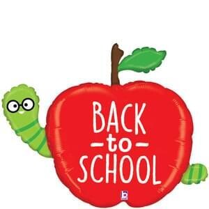 40&quot; Back To School Apple holographic Shape