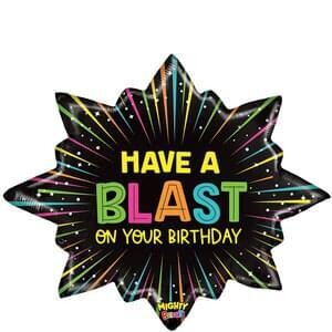 32" Have a Blast Birthday Shape