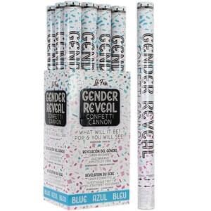 24&quot; Gender Reveal Confetti Cannon (Choose Gender Color)