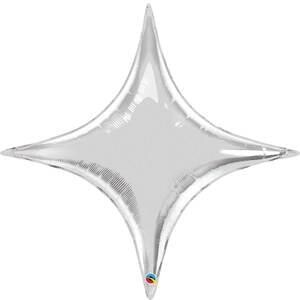 40" Starpoint Silver Helium Shape