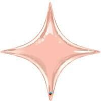 40&quot; Starpoint Rose Gold Helium Shape
