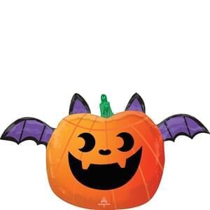 Fun & Spooky Pumpkin Bat Shape
