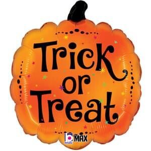 18&quot; Trick Or Treat Pumpkin