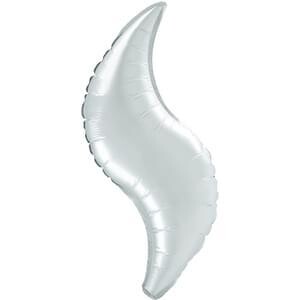 36&quot; White Curve Shape