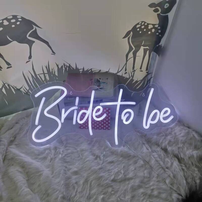&quot;Bride to Be&quot; Neon Sign