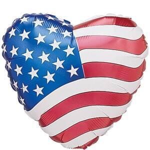 18&quot; Patriotic Heart