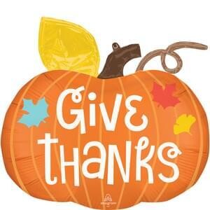 Give Thanks Pumpkin Super Shape