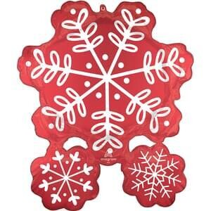 Satin Nordic Snowflake Super Shape