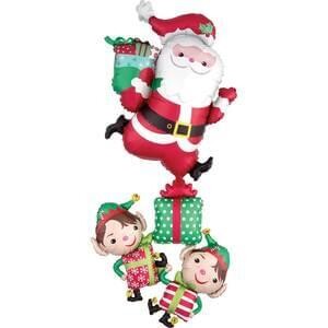 Christmas Santa Characters Stacker 63&quot;