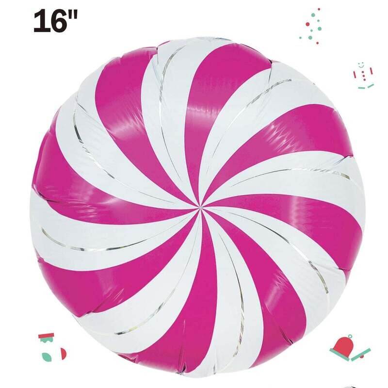 Fuchsia- Hot Pink Candy Foil Balloon 16&quot; (2ct)