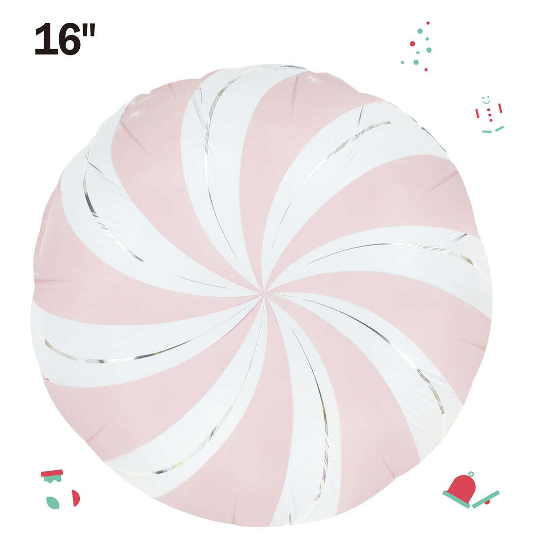 Matte Pink Candy Foil Balloon 16" (2 ct)