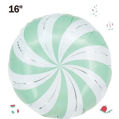 Matte Green Candy Foil Balloon 16&quot; (2 ct)