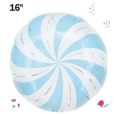 Matte Blue Candy Foil Balloon 16&quot; (2 ct)