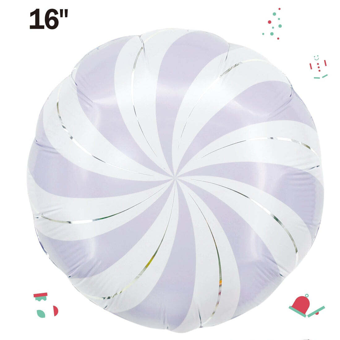 Matte Lilac Candy Foil Balloon 16" (2ct)