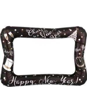 New Year Selfie Frame Shape