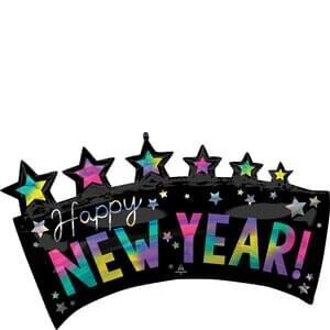 New Year Star Banner Super Shape