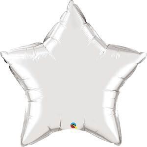 SIlver Star Shape Mini 9&quot;