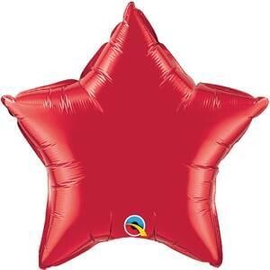 Ruby Red Star Shape mini 9&quot;