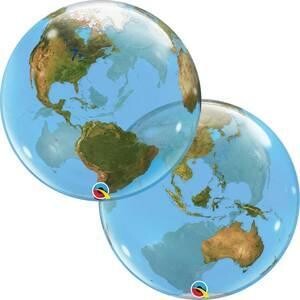22&quot; Planet Earth Bubble Balloon