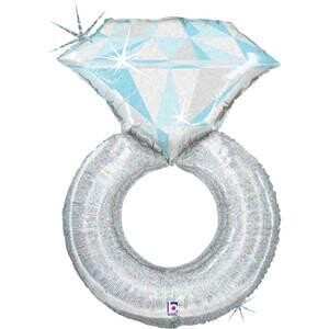 31” Platinum Wedding Ring Holographic