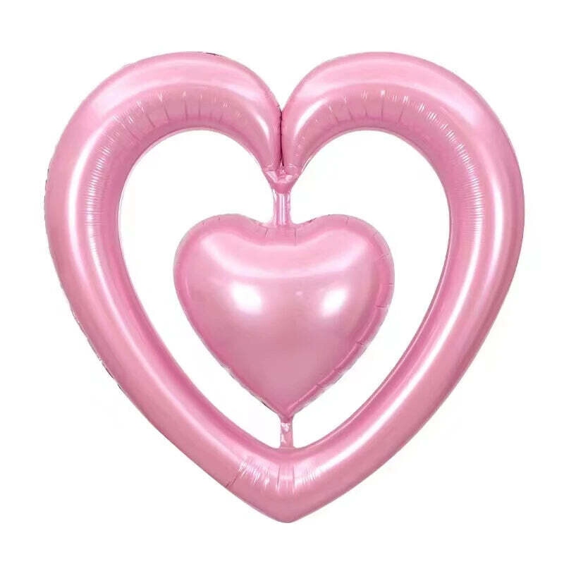 44&quot; Pink Heart Foil Balloon