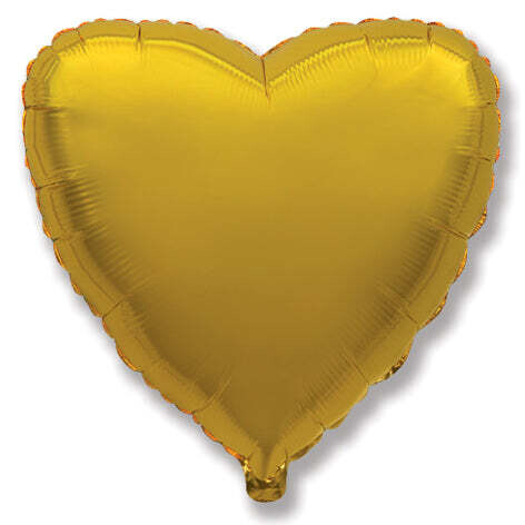 65&quot; Gold Foil Heart