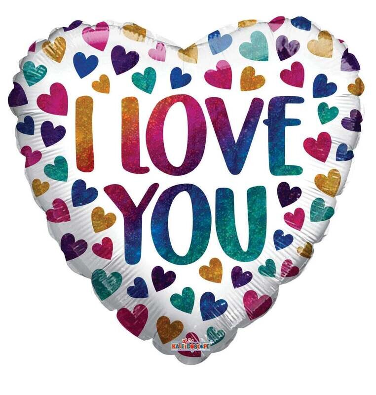 ConverUSA I Love You Colorful Balloon