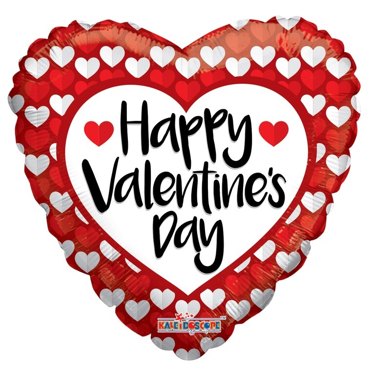 18&quot; ConverUSA Red &amp; White Hearts