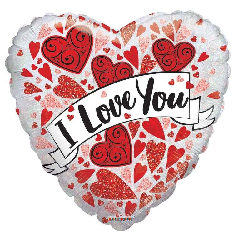 ConverUSA 18&quot; I Love You White/Red