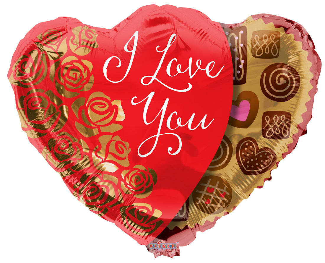 ConverUSA 22&quot; I Love You Chocolate Box Balloons