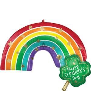 St. Patrick&#39;s Day Rainbow Super Shape
