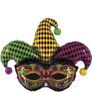 37” Jester Mask Shape
