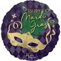 18&quot; Happy Mardi Gras Mask
