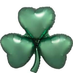 Satin Emerald Shamrock Super Shape