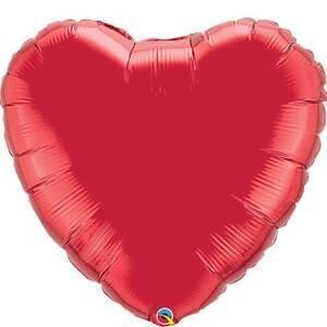 36&quot; Ruby Red Heart