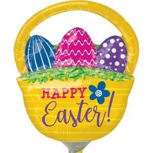 Basket with Eggs Mini Shape