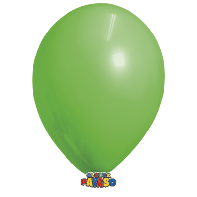 Globos Payaso 5" Lime Green (100 Per Bag)
