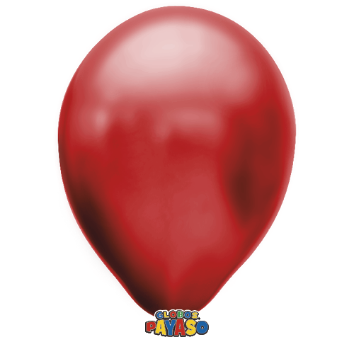 Globos Payaso 5&quot; Metallic Cherry Red  (100 Per Bag)