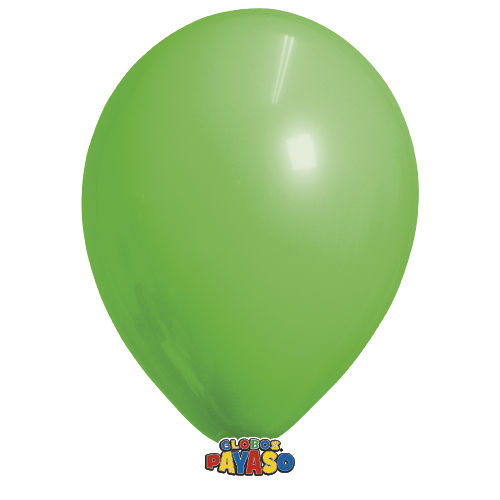 Globos Payaso 12&quot; Lime Green (50 Per Bag)