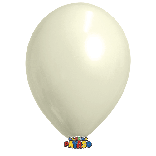 Globos Payaso 12&quot; Macaroon Matte Vanilla (50 Per Bag)