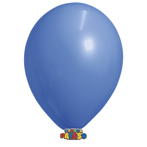 Globos Payaso 12&quot; Pastel Designer Dark Blue (50 Per Bag)