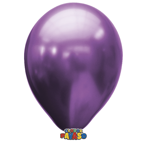 Globos Payaso 12&quot; Platinum Reflex Violet  Purple (50 Per Bag)