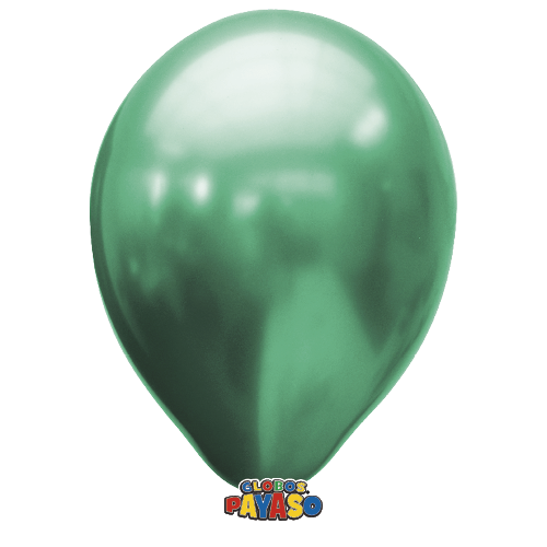 Globos Payaso 12&quot; Platinum Reflex Green (50 Per Bag)