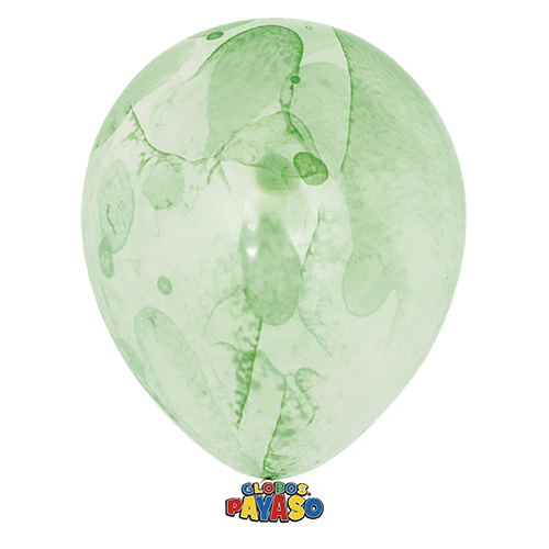 Globos Payaso 12&quot; Unicolor Green (50 Per Bag)