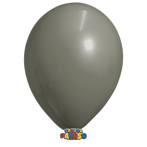 Globos Payaso 16&quot; Gray (50 Per Bag)