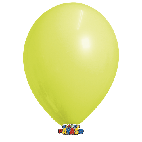 Globos Payaso 16&quot; Pastel Designer Yellow (50 Per Bag)