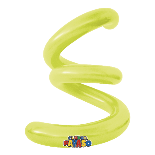 Globos Payaso 270 Pastel Yellow (100 Per Bag)