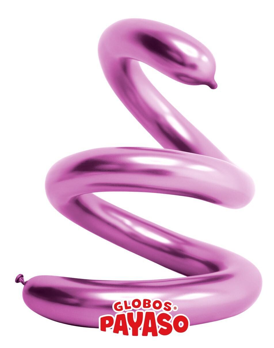 Globos Payaso 270 Platinum Reflex Pink (100 Per Bag)